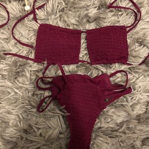 Zaful Bikini, Maroon